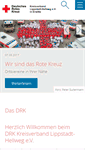 Mobile Screenshot of drk-hellweg.de